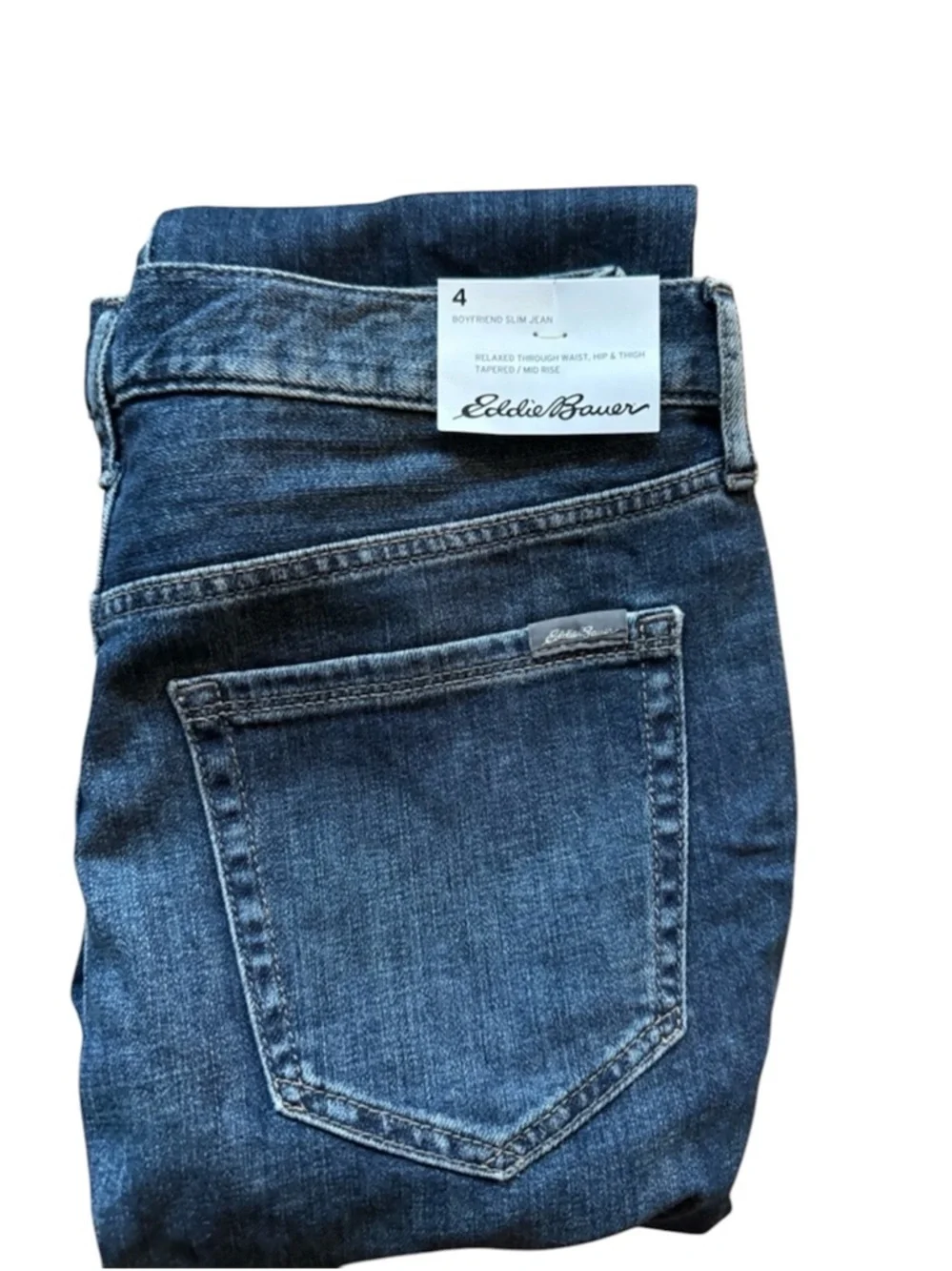 Eddie Bauer Slim Dark Blue Denim Jeans